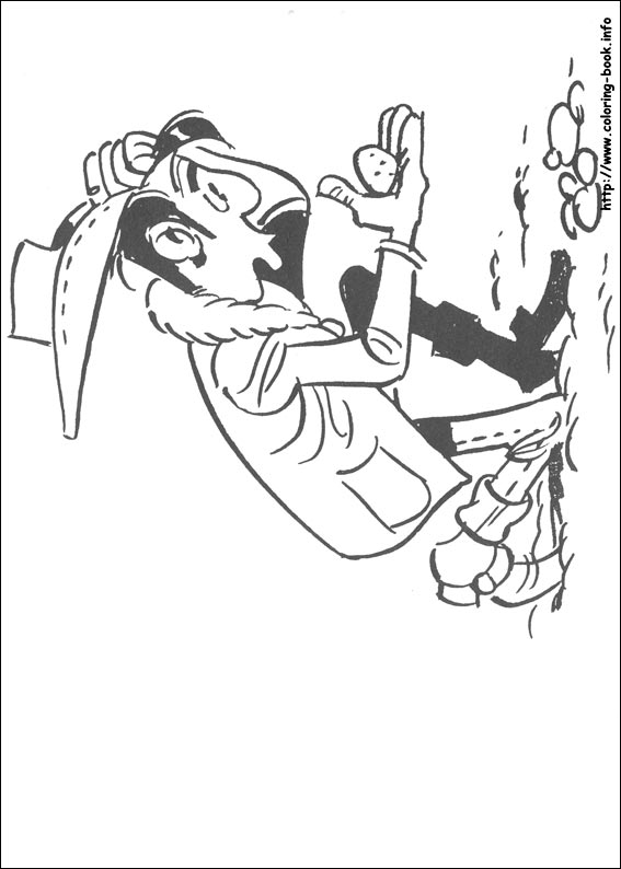 Lucky Luke coloring picture